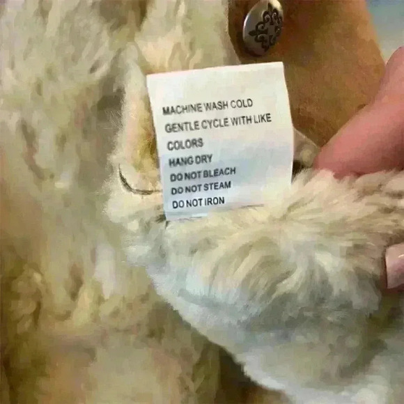 Cozy Vintage County Clothing Women's Brown/Cream Vest L Faux Shearling Fur - Picture 8 of 9